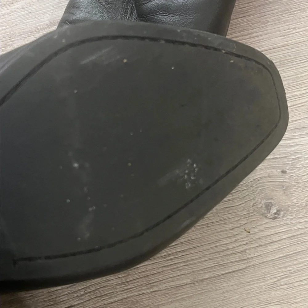 Louise et Cie - Black Leather knee height boots - Picture 5 of 7